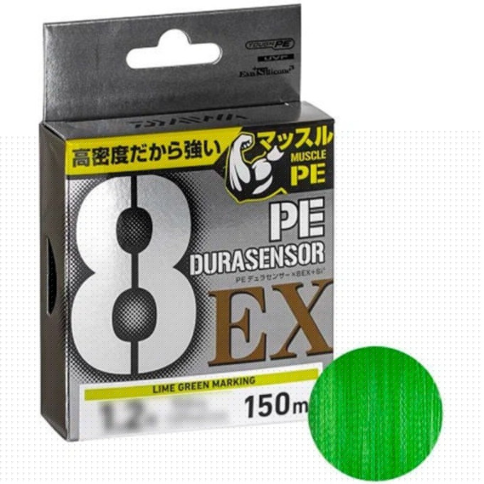 Плетёный шнур DAIWA UVF PE DURASENSOR X8EX+SI3 LGM 0.6-150