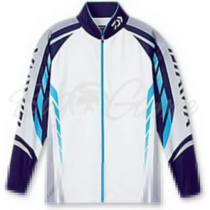 Рыболовная рубашка DAIWA Polo long sleeve Wicksensor DE-7504 Blue 3XL