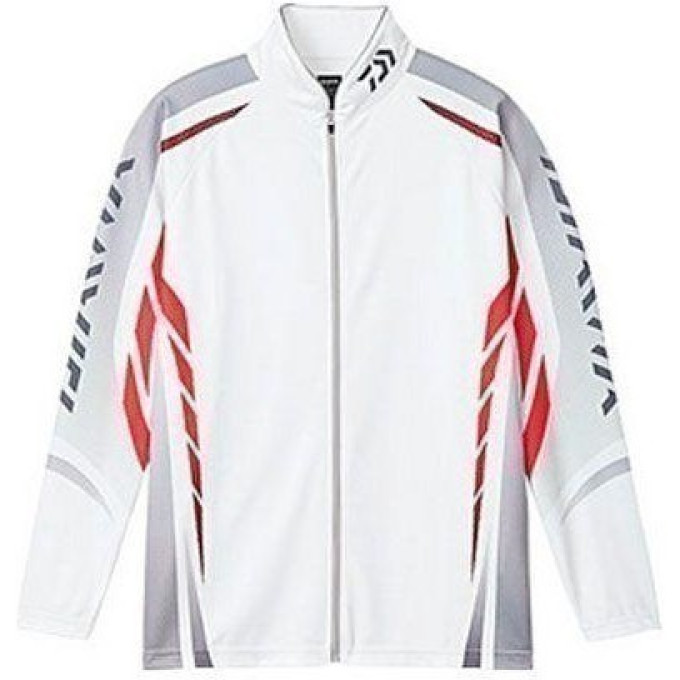 Рыболовная рубашка DAIWA Polo long sleeve Wicksensor DE-7504 White 2XL