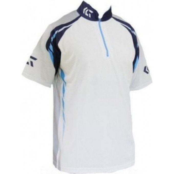 Рыболовная рубашка DAIWA Polo long sleeve Wicksensor DE-7604 Blue 4XL
