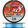 Шнур DAIWA J-Braid Grand X8E-W/SC 135м 0,06мм Island Blue + ножницы