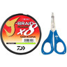 Шнур DAIWA J-Braid Grand X8E-W/SC 135м 0,20мм Island Blue + ножницы