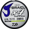 Шнур DAIWA J-Braid X4 0,10мм 270м Yellow