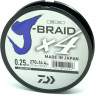 Шнур DAIWA J-Braid X4 0,13мм 135м Dark green