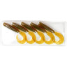Твистер DAIWA Bait Junkie Grub 4 (10см) Motor Oil UV (упаковка - 5шт)