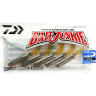 Твистер DAIWA Bait Junkie Grub 4 (10см) Motor Oil UV (упаковка - 5шт)
