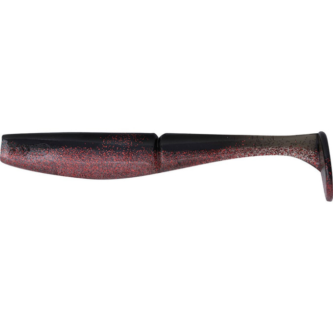 Твистер DAIWA Bait Junkie Minnow 6.2 (15,5см) Ghost Black Red Belly (упаковка - 3шт)