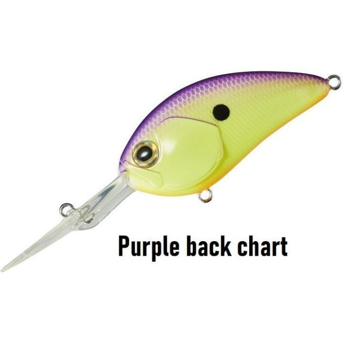 Воблер DAIWA Steez Crank 300 Purple Back Chart
